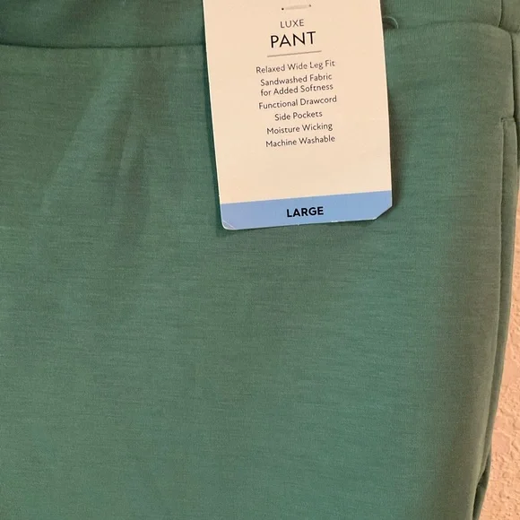 Luxe Relaxed Wide Leg Sandwashed Pants - Picture 2 of 3